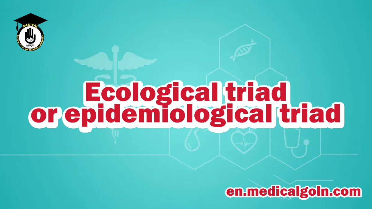 Ecological triad or epidemiological triad