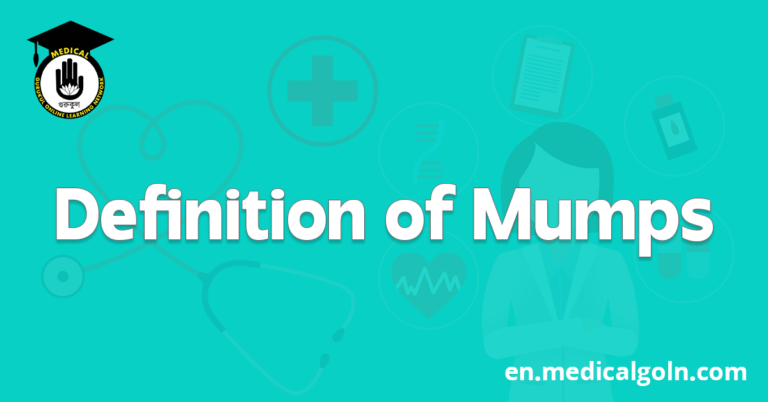 Definition of Mumps