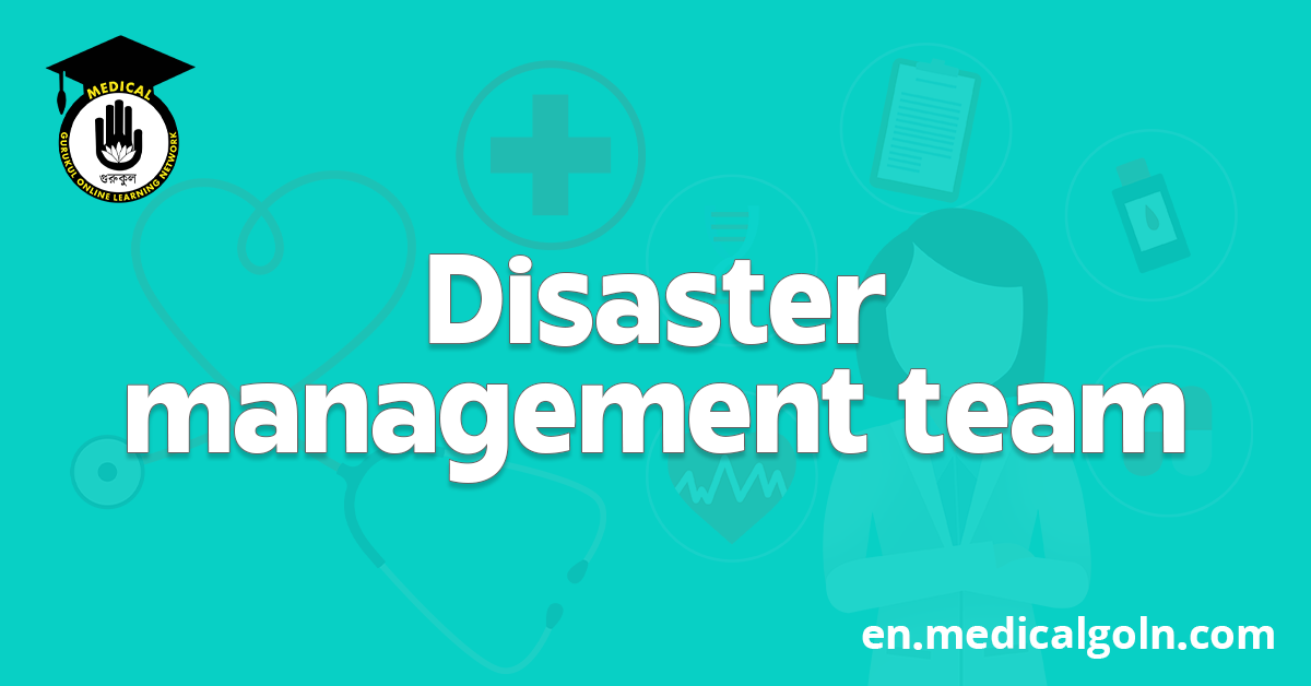 Disaster management team